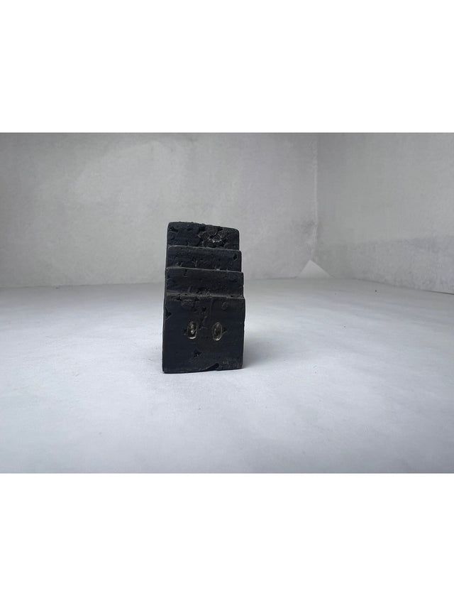 Hus #4 - lille bronze skulptur - håndlavet af Harritsø