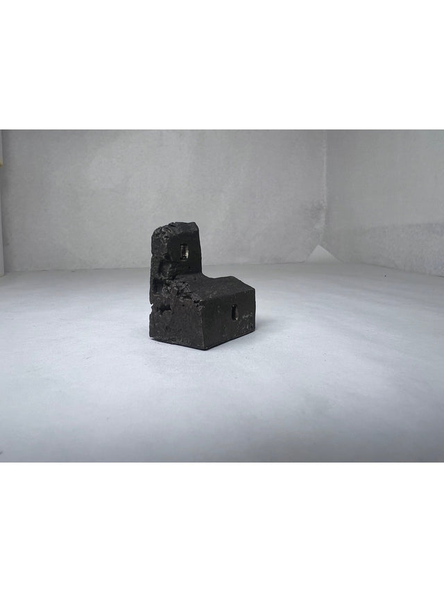 Hus #6 - lille bronze skulptur - håndlavet af Harritsø