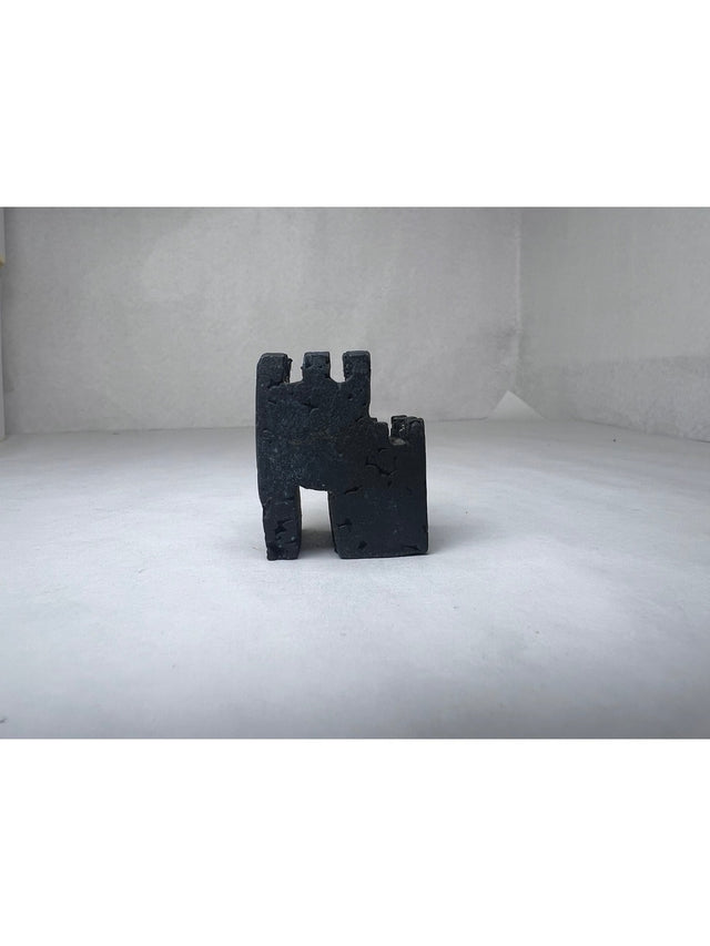Hus #2 - lille bronze skulptur - håndlavet af Harritsø
