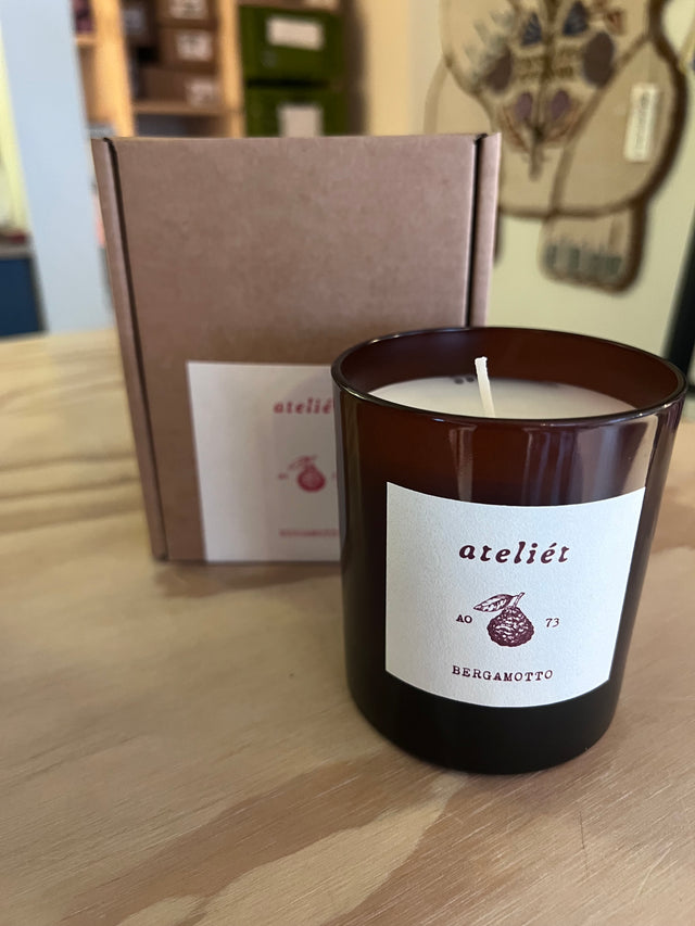 Duftlys med bergamot fra Ateliet