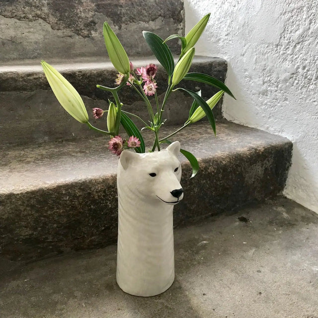 Isbjørn vase Quail