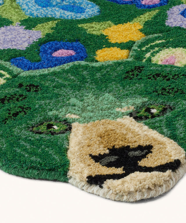 Josie Jardin grøn blomster bjørn tæppe - Doing goods
