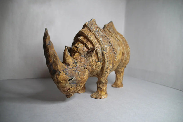 Keramik næsehorn 03