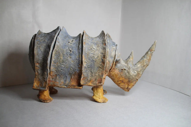 Keramik næsehorn 05