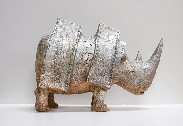Keramik næsehorn SØLV - CPC studie