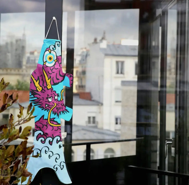 Koinobori Purple Dragon - Madame Mo