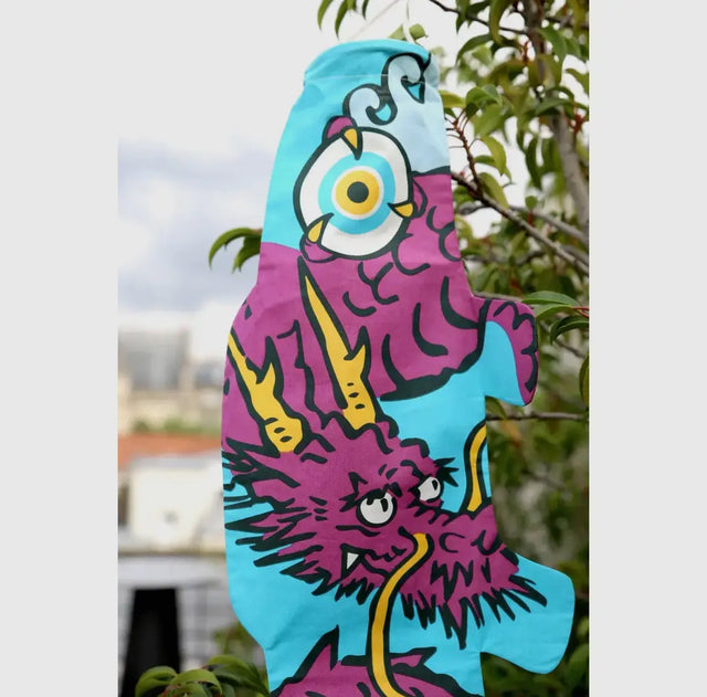 Koinobori Purple Dragon - Madame Mo