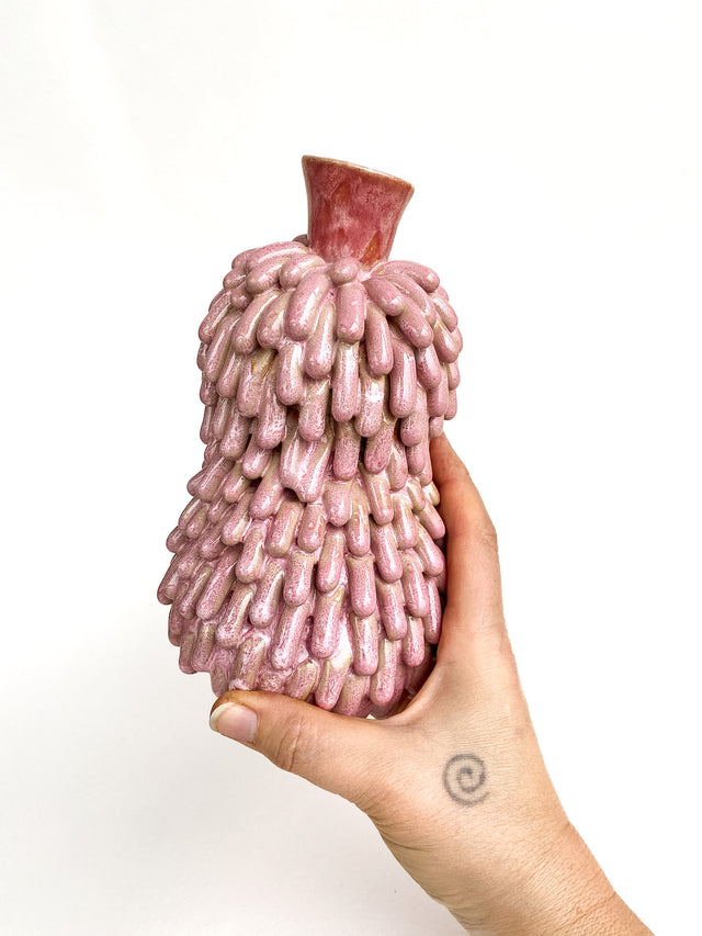 Lyserød vase - Vibeke Wang