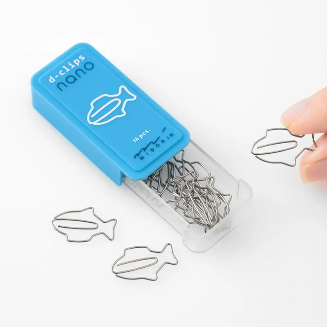 Mini Papirclips - fisk - misc