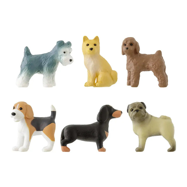Mini magneter - hunde - 6 stk - misc