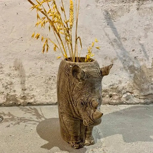 Næsehorn vase Quail