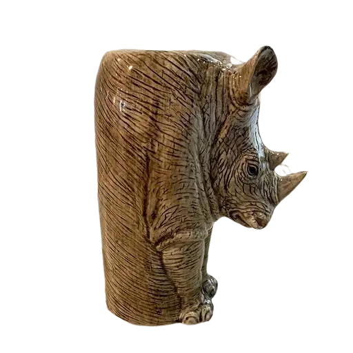 Næsehorn vase - Quail
