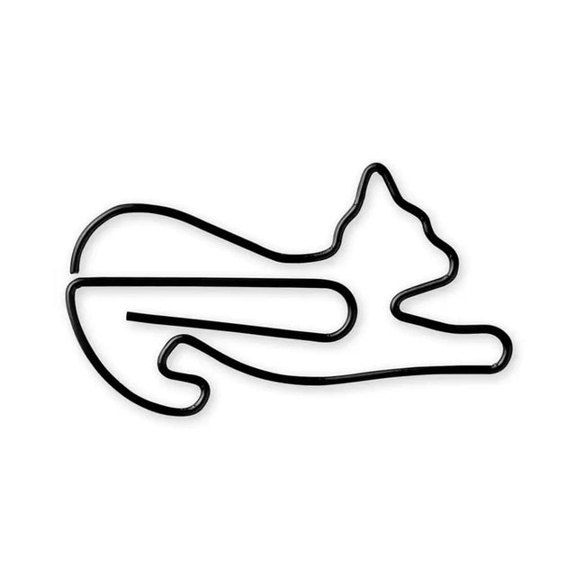 Papirclips - kat strækker sig - misc