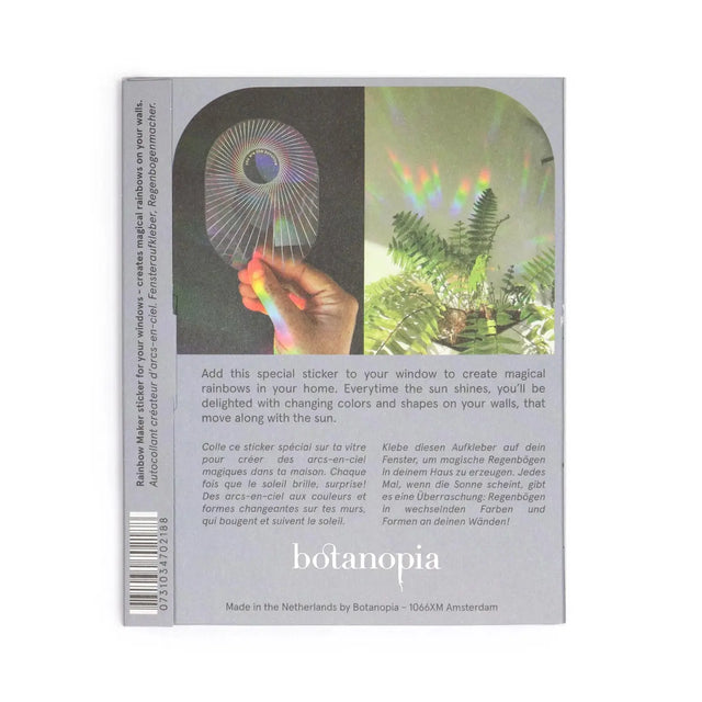 Regnbuemagi 03 - klistermærke til vindue - Botanopia