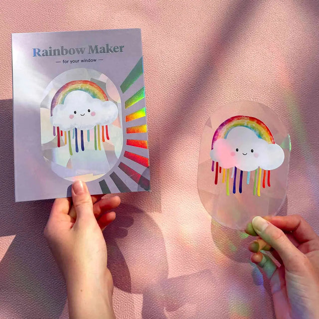 Regnbuemagi Rainbow Drizzle - klistermærke til vindue - Botanopia