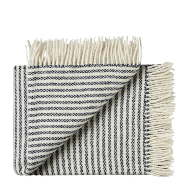 Silkeborg Uldspinderi - uldtæppe - Bogø (sailor blue) - Silkeborg Uldspinderi