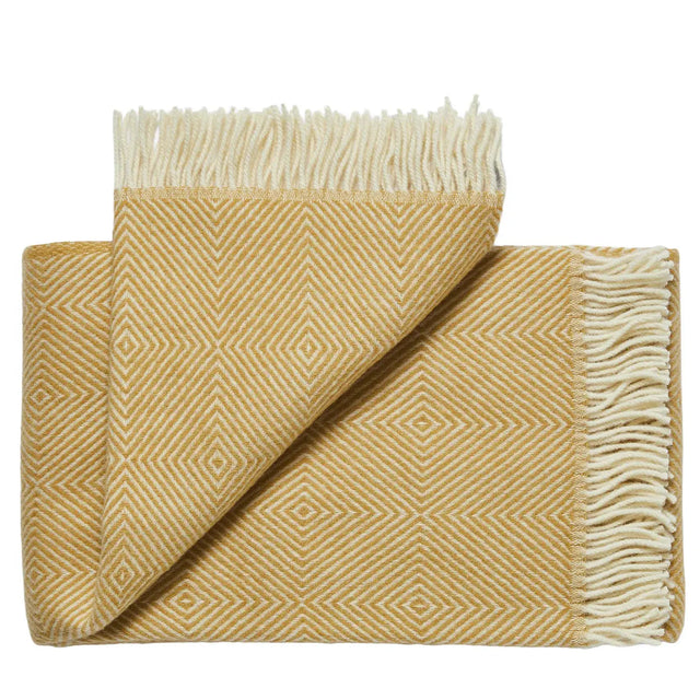 Silkeborg Uldspinderi - uldtæppe - Fanø (sunflower yellow) - Silkeborg Uldspinderi