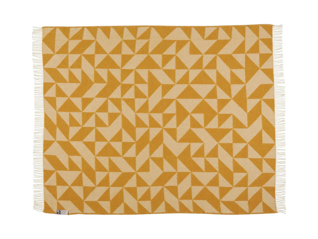 Silkeborg Uldspinderi - uldtæppe - Twist a Twill  (corn yellow) - Silkeborg Uldspinderi