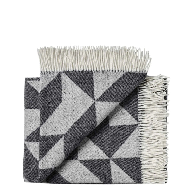 Silkeborg Uldspinderi - uldtæppe - Twist a Twill  (dark grey) - Silkeborg Uldspinderi