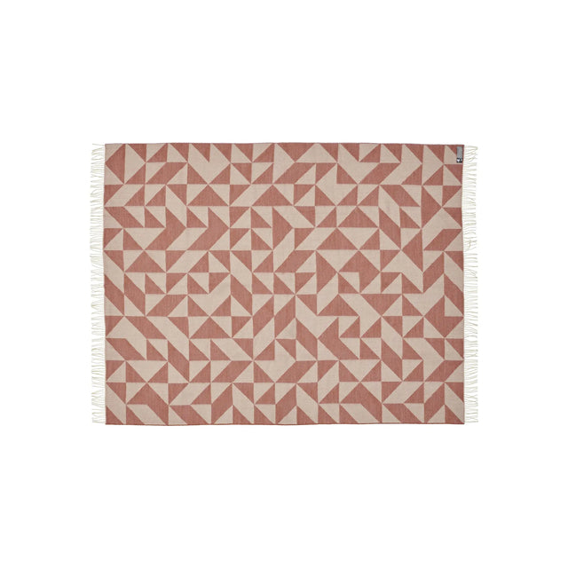 Silkeborg Uldspinderi - uldtæppe - Twist a Twill  (rusty rose) - Silkeborg Uldspinderi