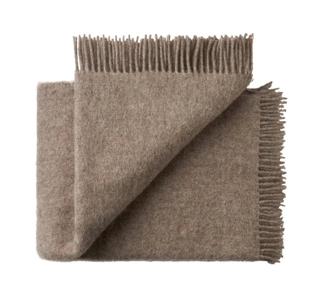 Silkeborg Uldspinderi - uldtæppe - season (latte beige) - Silkeborg Uldspinderi