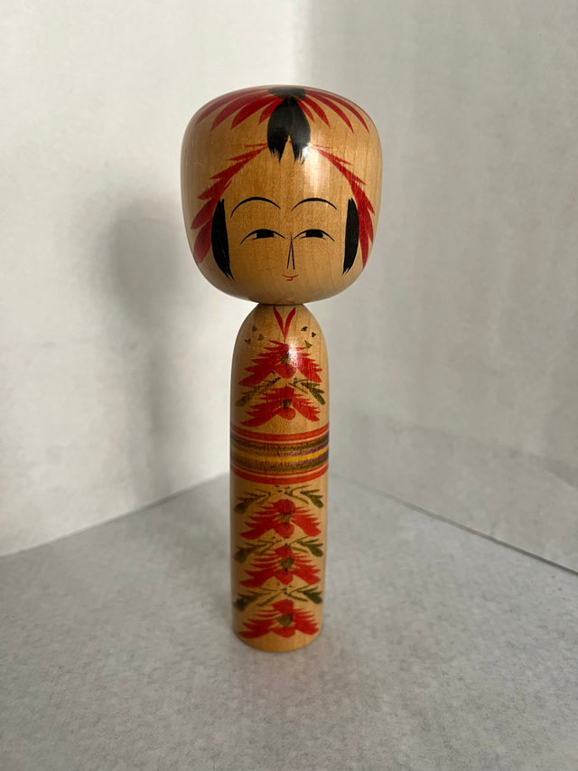 Vintage Kokeshi dukke 18 cm (03) - Ponyklubben