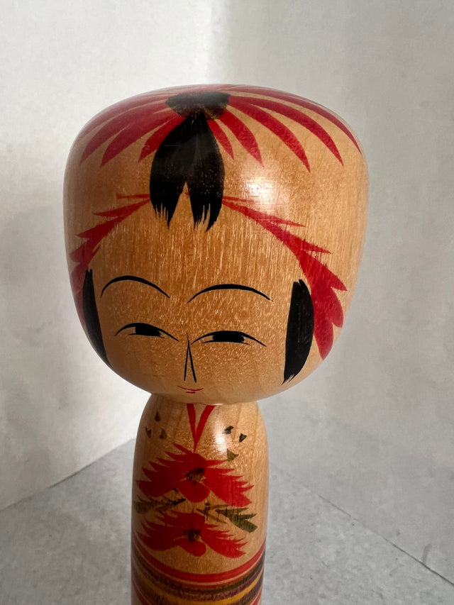 Vintage Kokeshi dukke 18 cm (03) - Ponyklubben