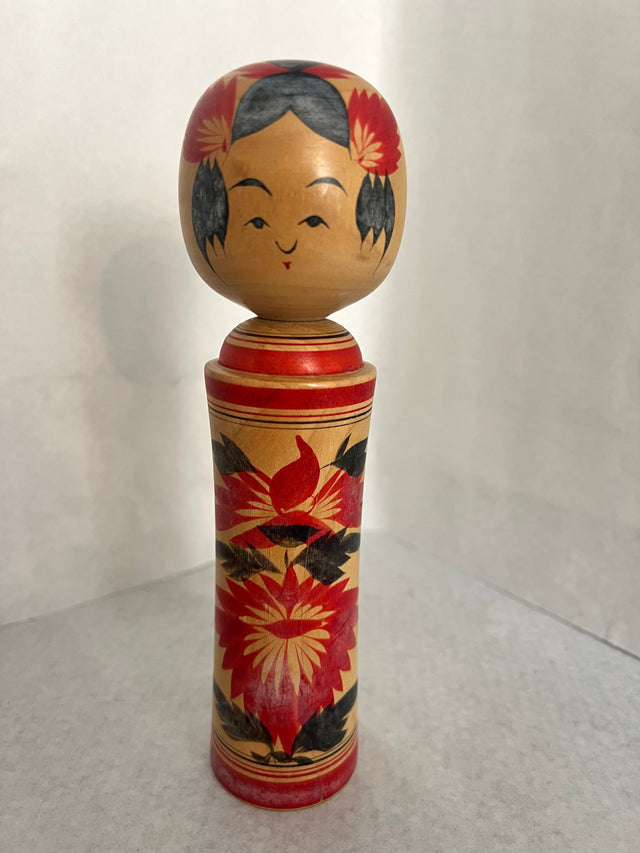 Vintage Kokeshi dukke 18 cm (05) - Ponyklubben