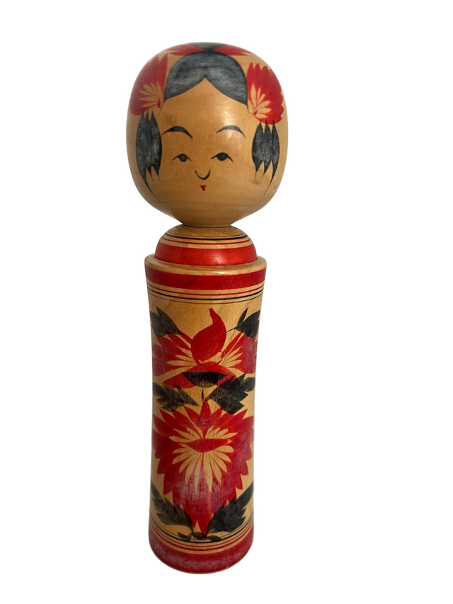 Vintage Kokeshi dukke 18 cm (05) - Ponyklubben