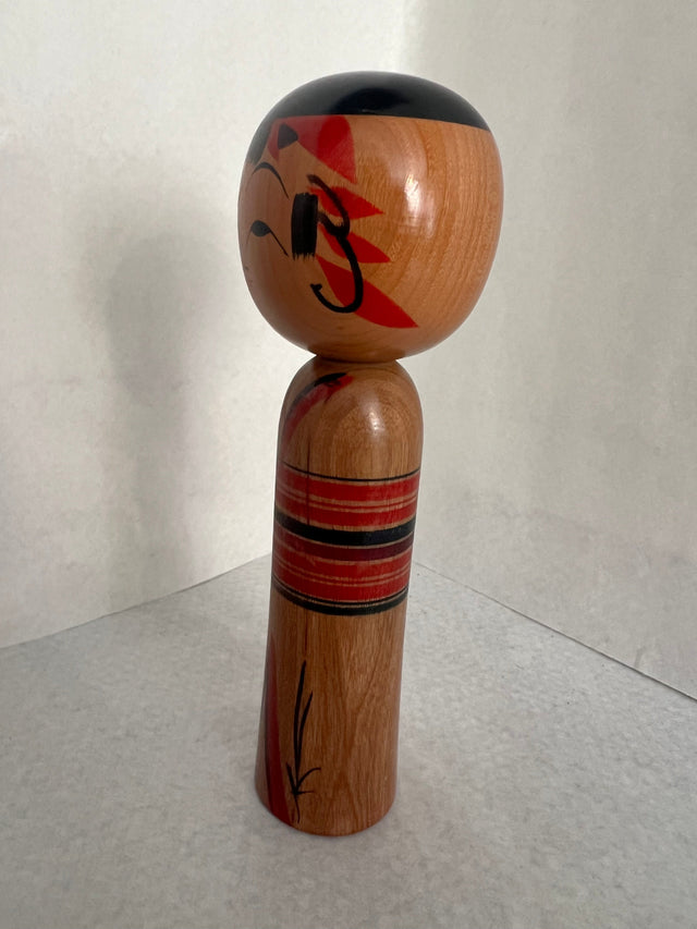 Vintage Kokeshi dukke 18 cm (06) - Ponyklubben