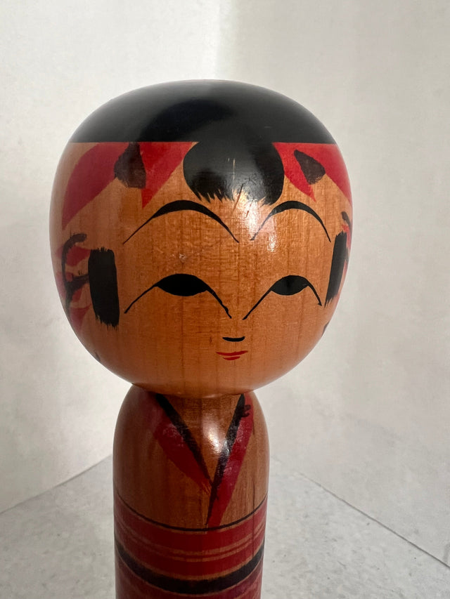 Vintage Kokeshi dukke 18 cm (06) - Ponyklubben