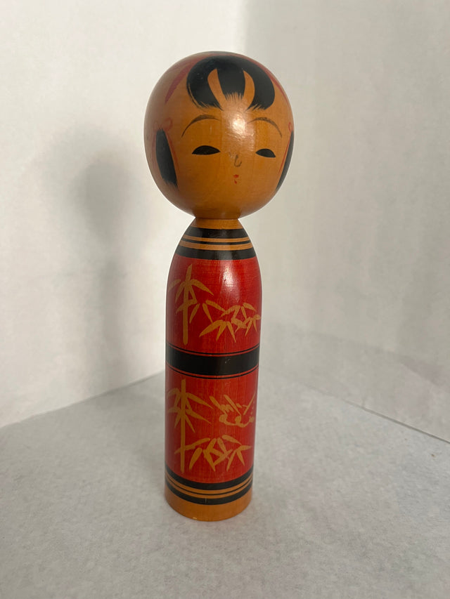 Vintage Kokeshi dukke 20 cm (02) - Ponyklubben