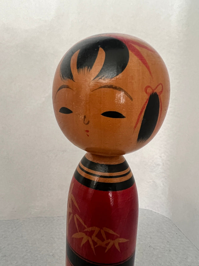 Vintage Kokeshi dukke 20 cm (02) - Ponyklubben