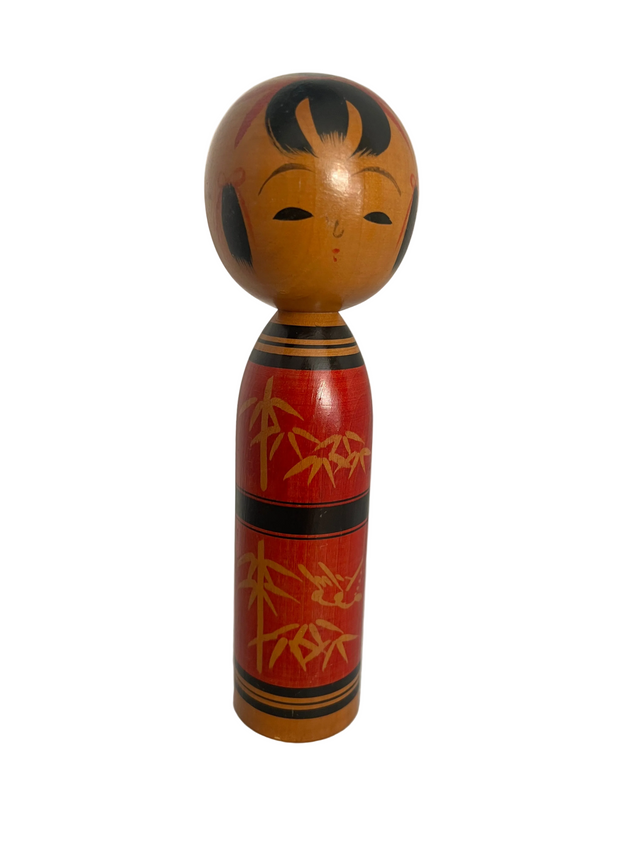 Vintage Kokeshi dukke 20 cm (02) - Ponyklubben