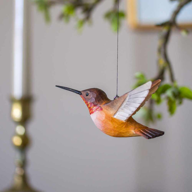 Flyvende kolibri (orange) - træfugl - Wildlife Garden