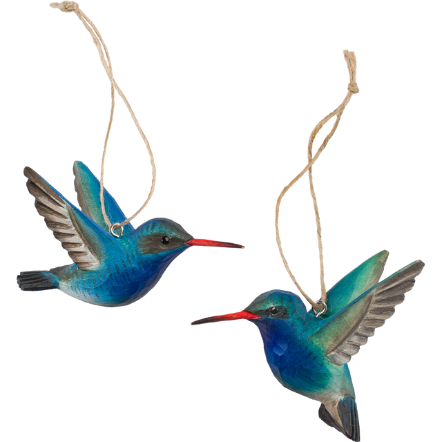 Flyvende kolibri - blå - Wildlife Garden