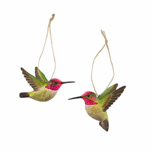 Flyvende kolibri (grøn) - træfugl - Wildlife Garden