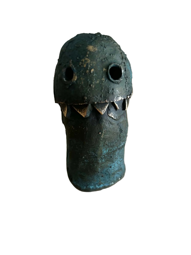 Booh 02 - lille bronze skulptur - håndlavet af Harritsø