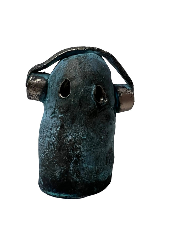 Booh 07 - lille bronze skulptur - håndlavet af Harritsø