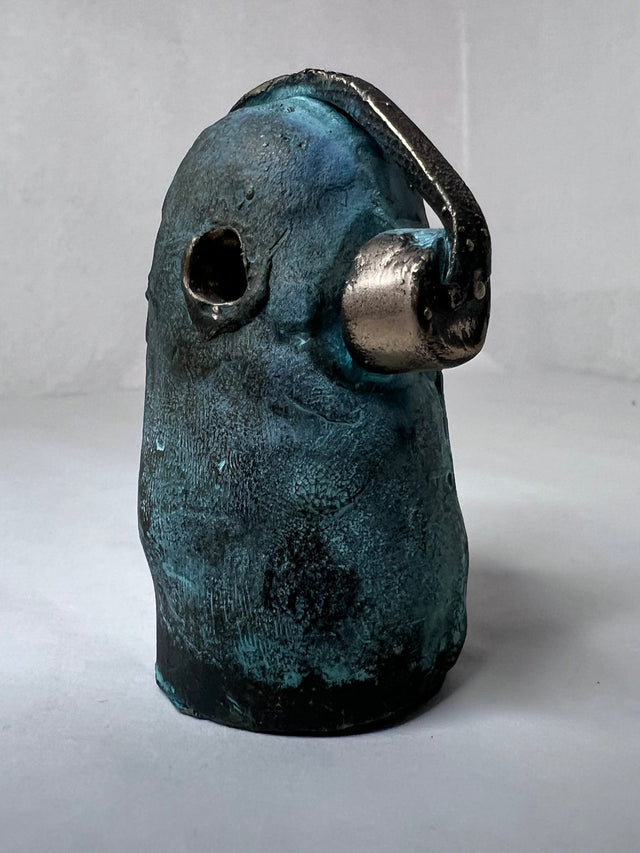 Booh 07 - lille bronze skulptur - håndlavet af Harritsø