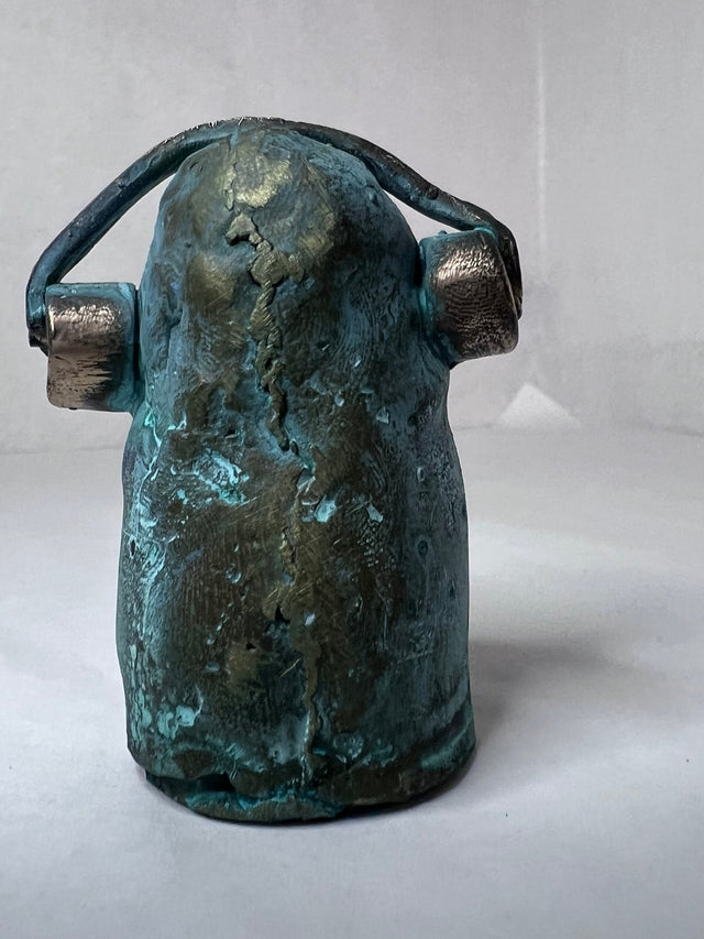 Booh 07 - lille bronze skulptur - håndlavet af Harritsø