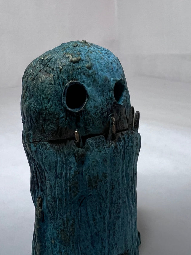 Booh 04 - lille bronze skulptur - håndlavet af Harritsø
