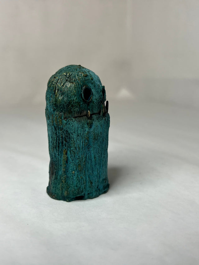 Booh 04 - lille bronze skulptur - håndlavet af Harritsø