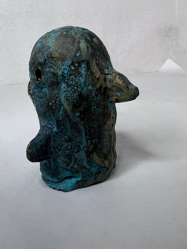 Booh 05 - lille bronze skulptur - håndlavet af Harritsø