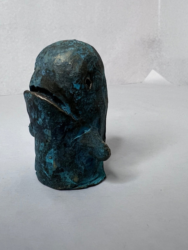 Booh 05 - lille bronze skulptur - håndlavet af Harritsø