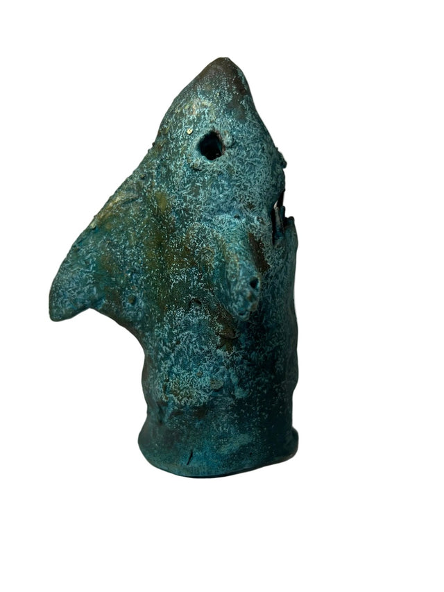 Booh 01 - lille bronze skulptur - håndlavet af Harritsø