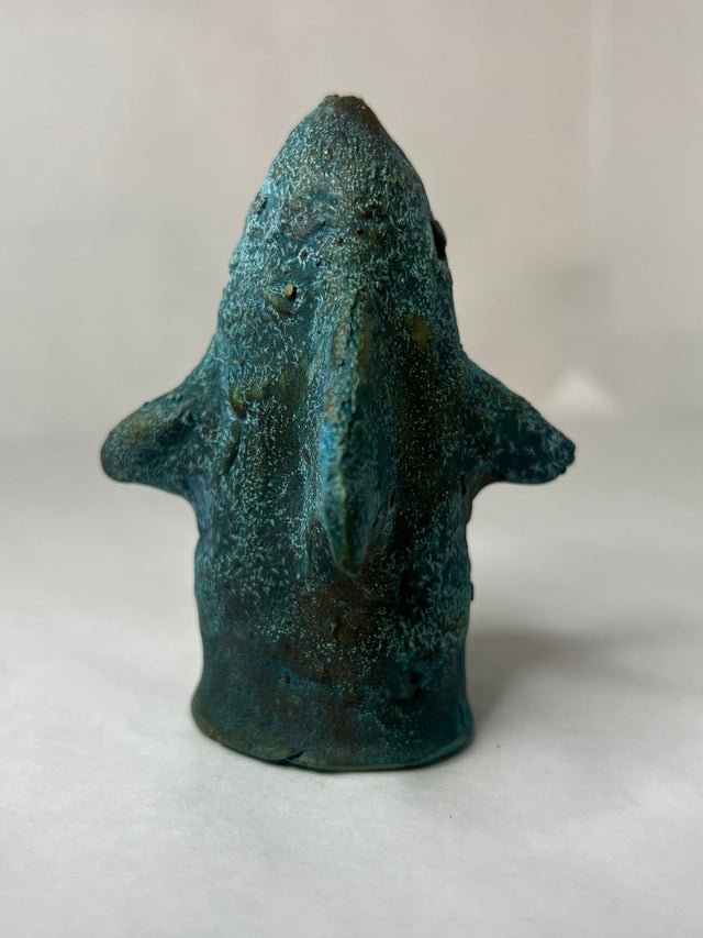 Booh 01 - lille bronze skulptur - håndlavet af Harritsø