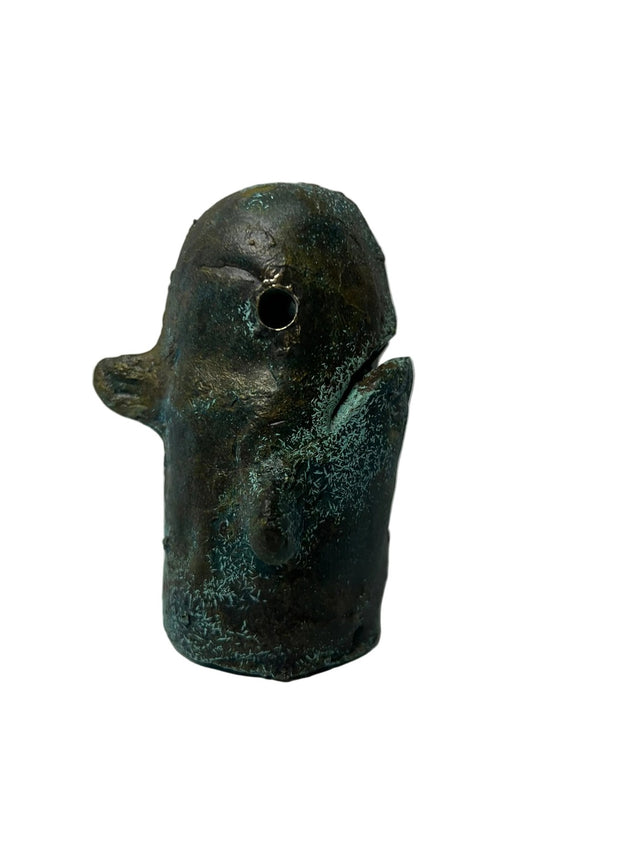 Booh 02 - lille bronze skulptur - håndlavet af Harritsø